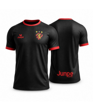 CAMISA DE CONCENTRAÇÃO SPORT PRETA FUTSAL